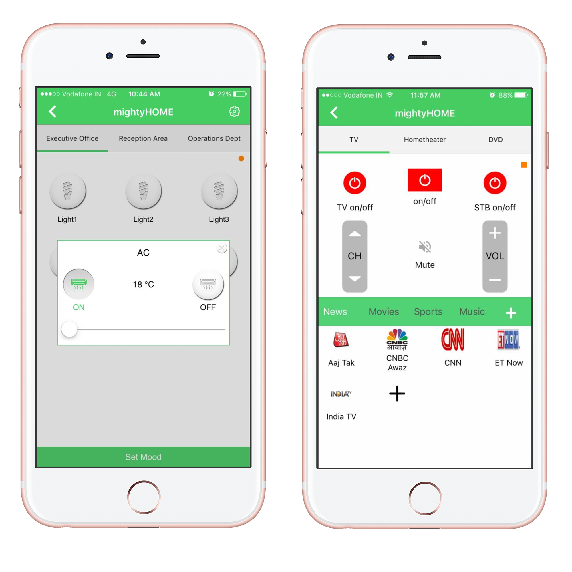 mightyhome ir app